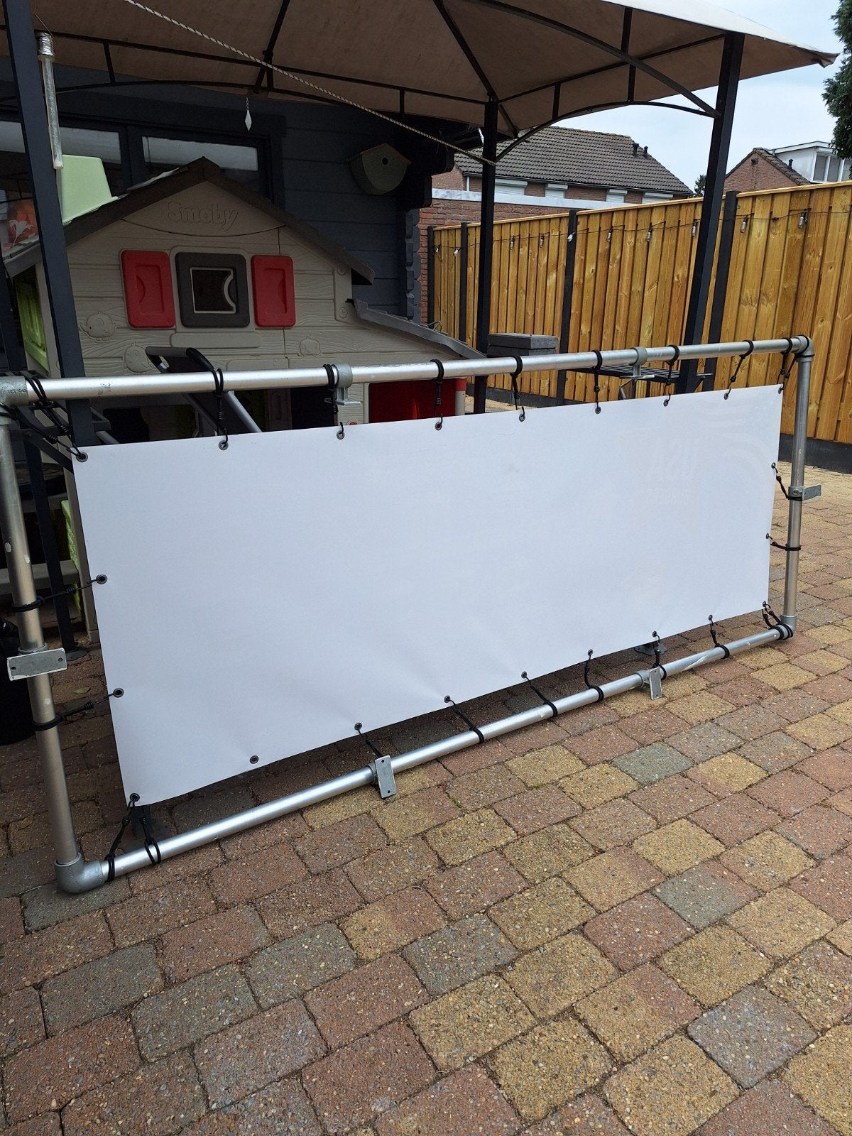 spandoekframe aluminium 1.10x2.55, Ophalen, Reclamebord