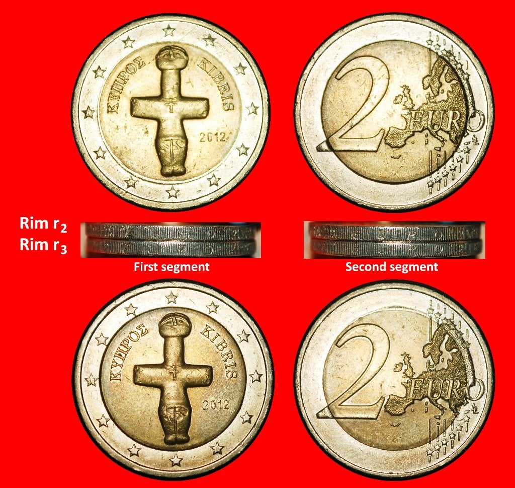 Ⰶ GREECE (2010-2026): CYPRUS 2 EUROS 2012 DISCOVERY SET!, Postzegels en Munten, Munten | Europa | Euromunten, Ophalen of Verzenden