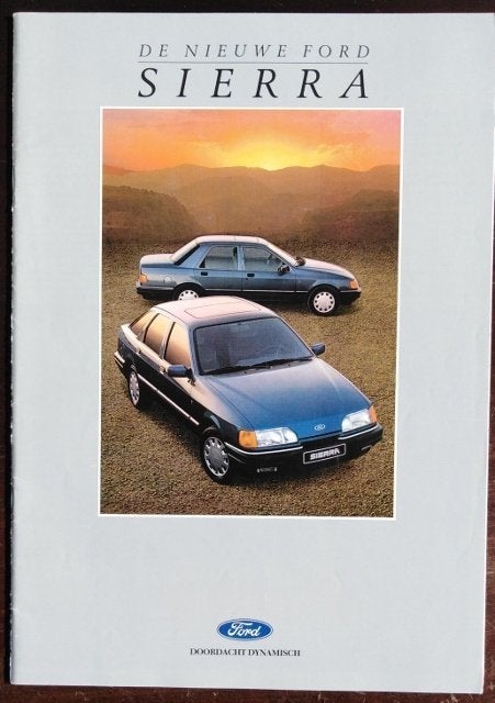 Folder - De Nieuwe FORD Sierra, Ophalen of Verzenden, Gelezen, Ford