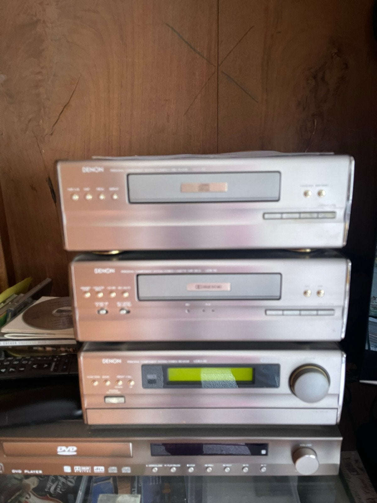Denon UCD-90 Hifi Set Champagne Kleur met Speakers, Ophalen of Verzenden, Gebruikt, Denon, Losse componenten