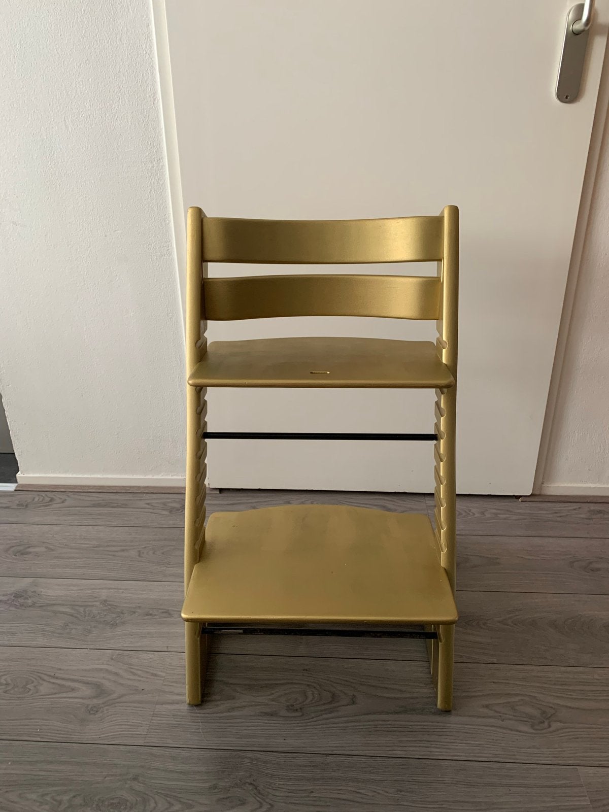 Gouden triptrapstoel, Kinderen en Baby's, Ophalen, Gebruikt, Meegroeistoel, Aanschuifbaar