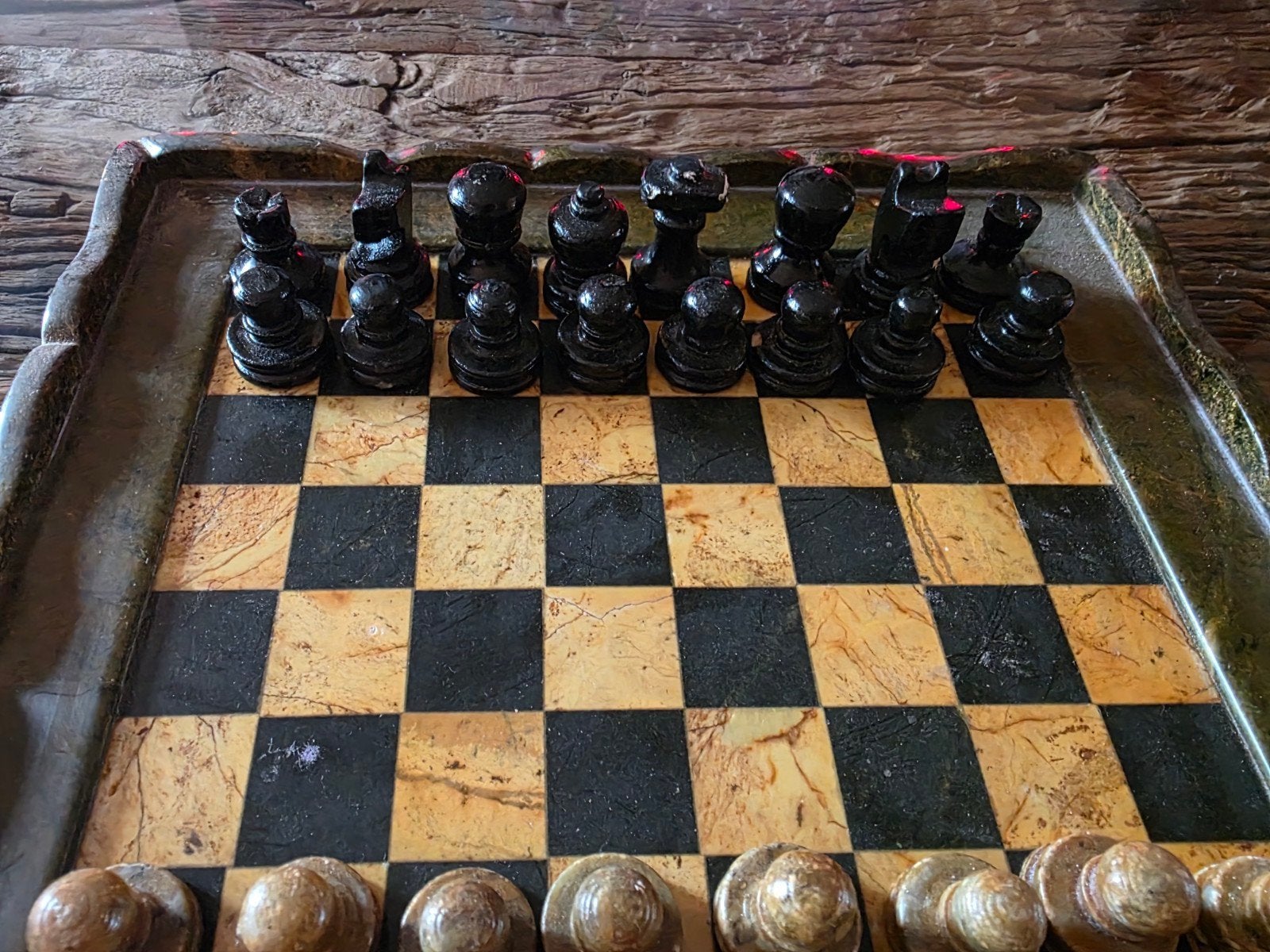 Speksteen Schaak- en Damborden - Klein en Groot, Een of twee spelers, Ophalen of Verzenden, Nieuw