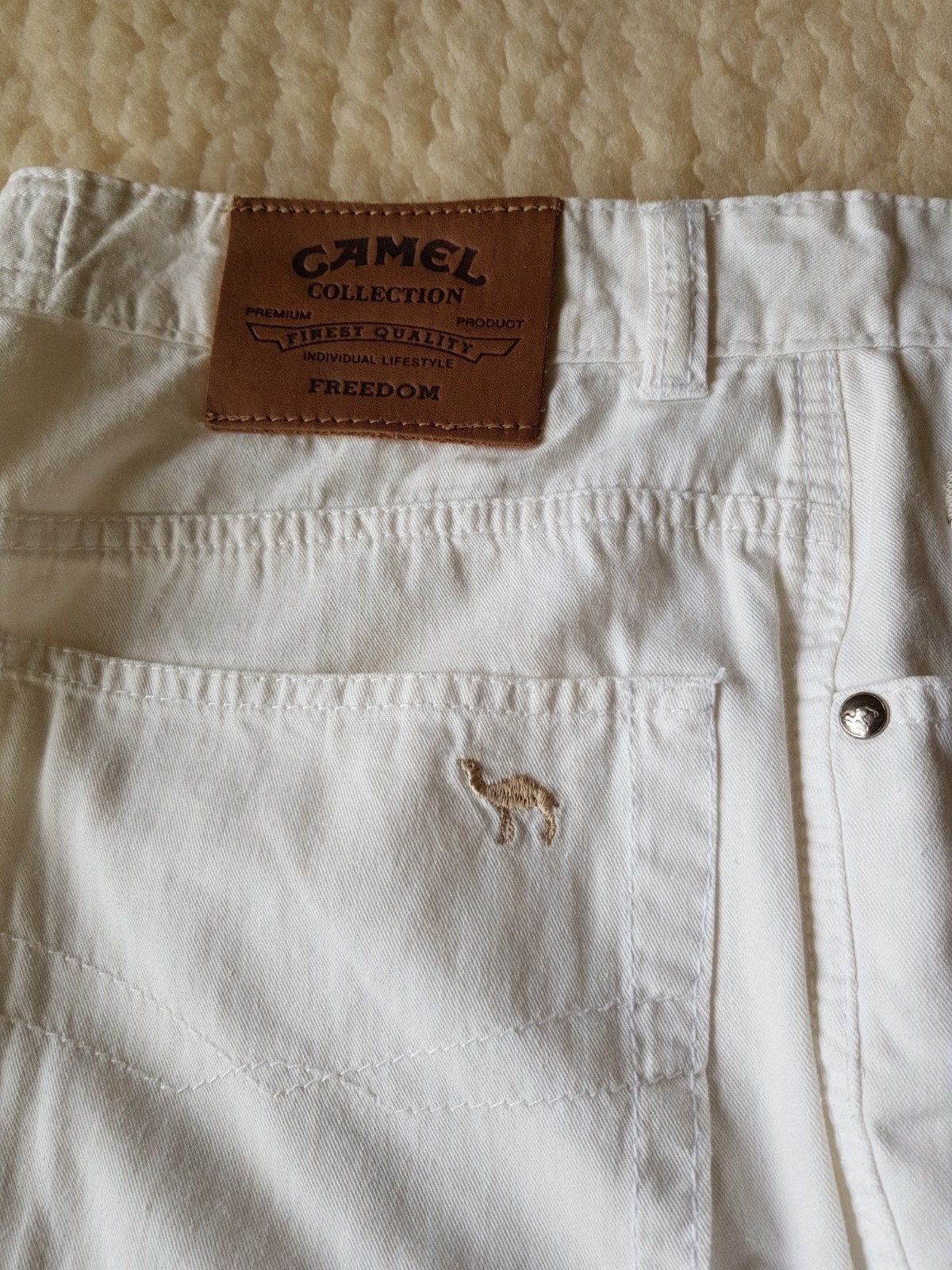 CAMEL korte broek, Maat 52/54 (L), Wit, Ophalen of Verzenden, Zo goed als nieuw