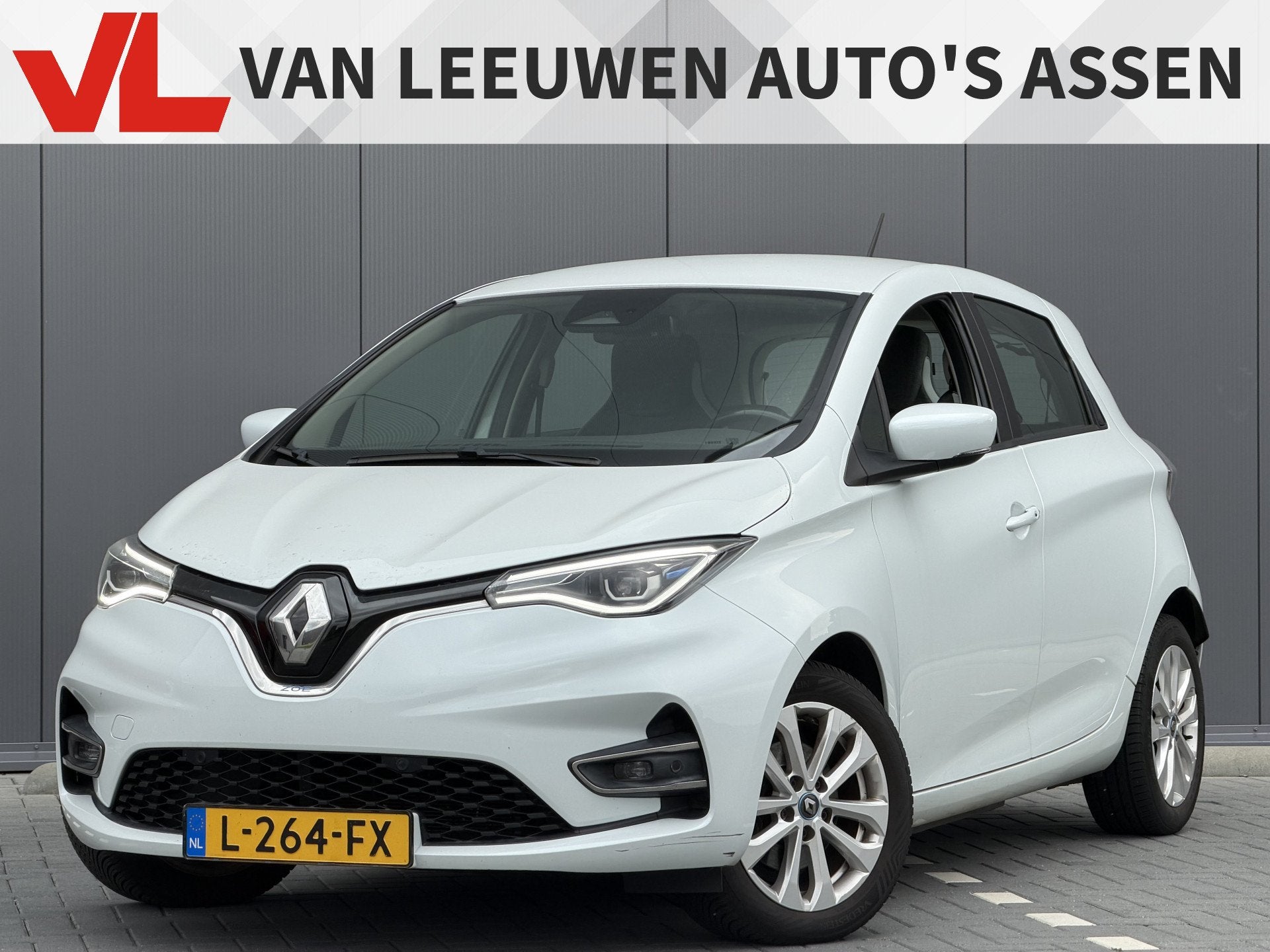 Renault ZOE R135 Zen 52 kWh (ex Accu) | Nieuw binnen | RIJKL, Auto's, Gebruikt, Met garantie (alle), 180 min, Wit