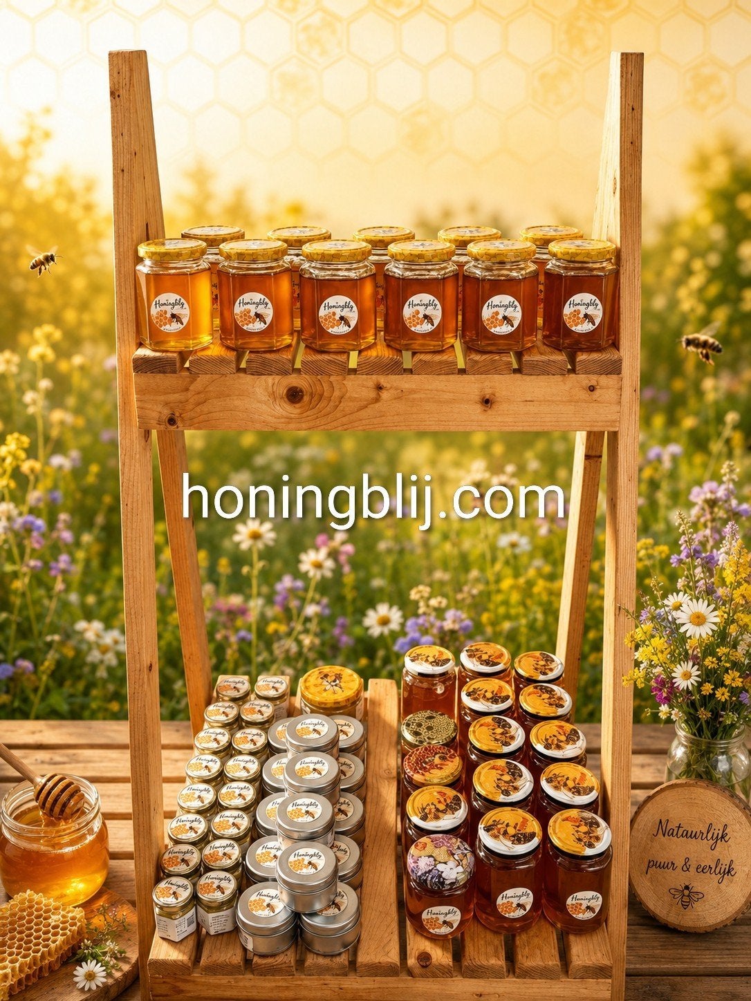 Echte Imker honing uit Schalkhaar 
Koolzaad/lente honing, Ophalen of Verzenden