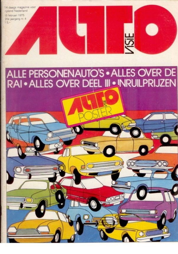Auto Visie 1975, Boeken, Auto's | Boeken, Ophalen of Verzenden, Gelezen, Algemeen