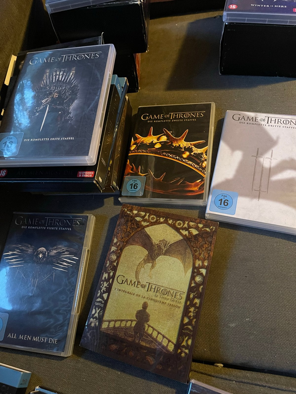 Game of Thrones DVD Boxsets - Seizoen 1, 2, 3, 4 en 5, Vanaf 16 jaar, Ophalen of Verzenden, Gebruikt, Science Fiction en Fantasy