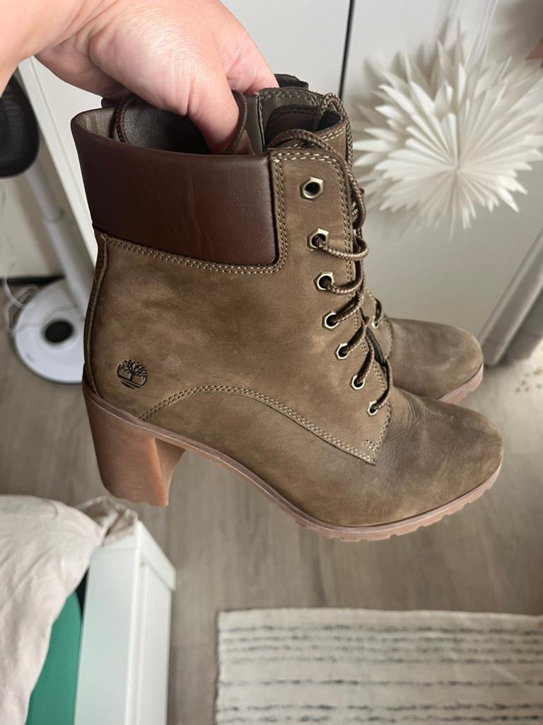 Timberland Allington veterboots, Bruin, Lage of Enkellaarzen, Ophalen of Verzenden, Zo goed als nieuw