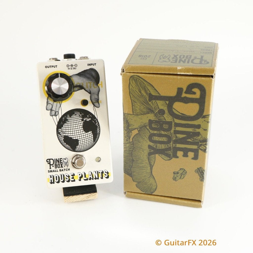 Pine-Box Custom Effects House Plants Octave Fuzz, Volume, Gebruikt, -, -