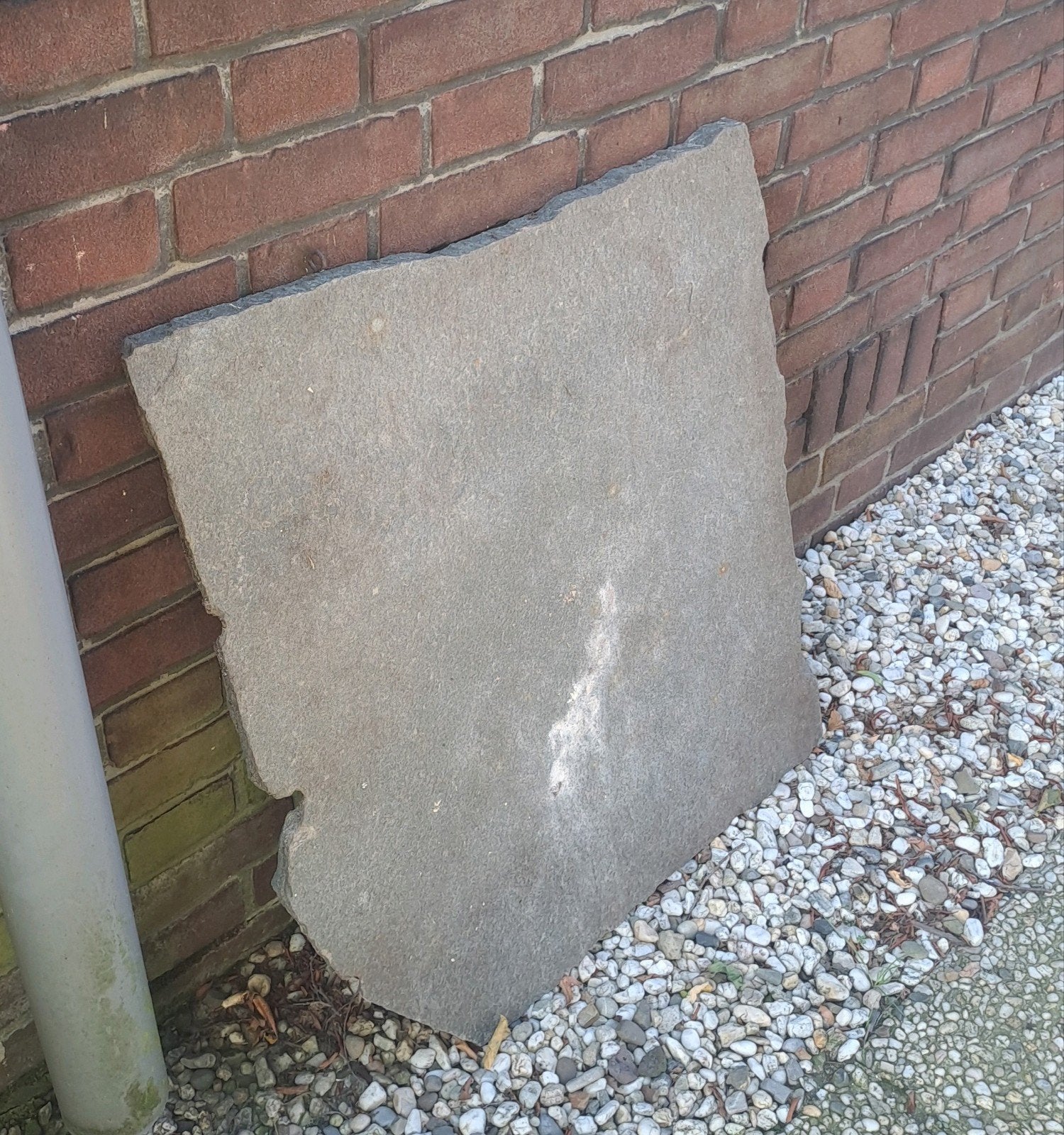 1 natuurstenen staptegel, Tuin en Terras, Ophalen, Gebruikt, Grijs, Overige typen