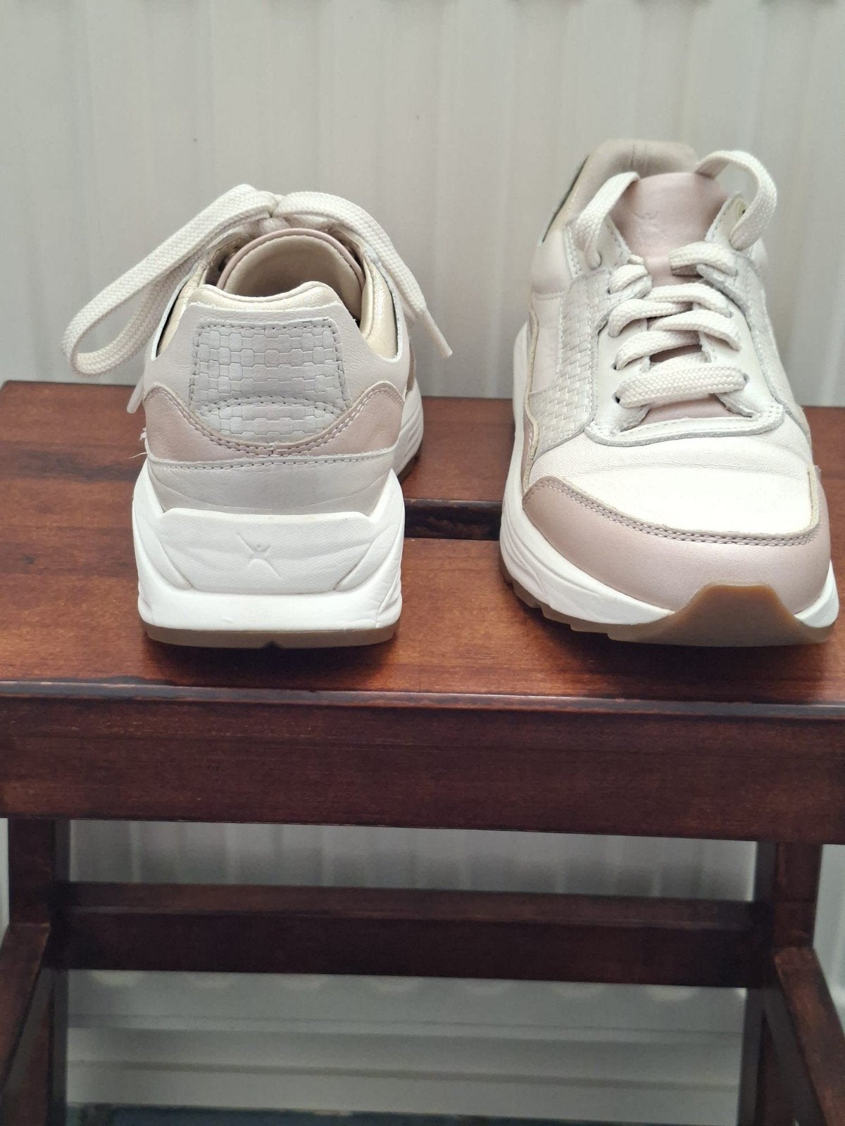 Xsensible Stretchwalker sneakers - beige/oudroze - mt 36, Xsensible, Beige, Ophalen of Verzenden, Sneakers of Gympen