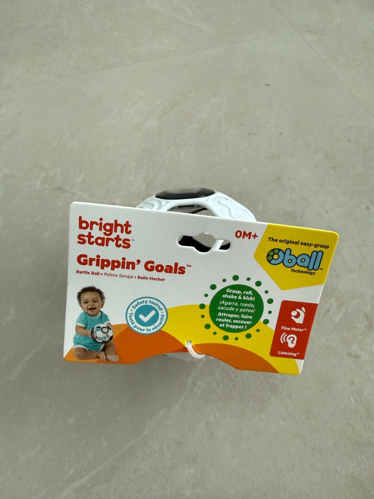 Bright Starts Grippin' Goals Oball Rammelaar Voetbal Nieuw, Ophalen, Nieuw, Rammelaar