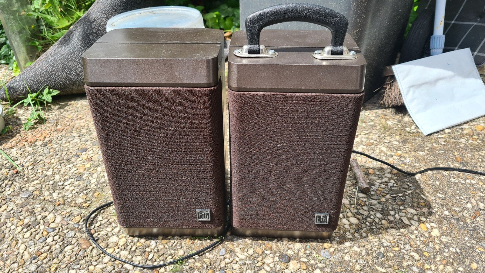 Grundig M300 set, Audio, Tv en Foto, Luidsprekers, Ophalen of Verzenden, Minder dan 60 watt, Front, Rear of Stereo speakers, Overige merken