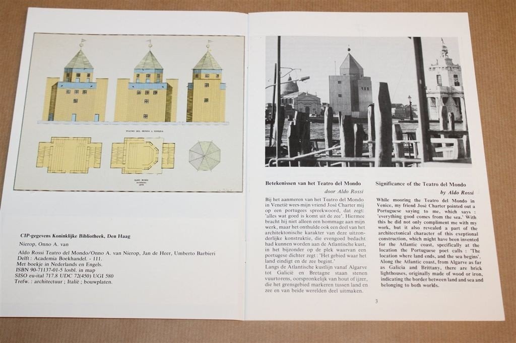 Teatro del Mondo — Aldo Rossi Architectuur, Ophalen of Verzenden, Gelezen, Architecten