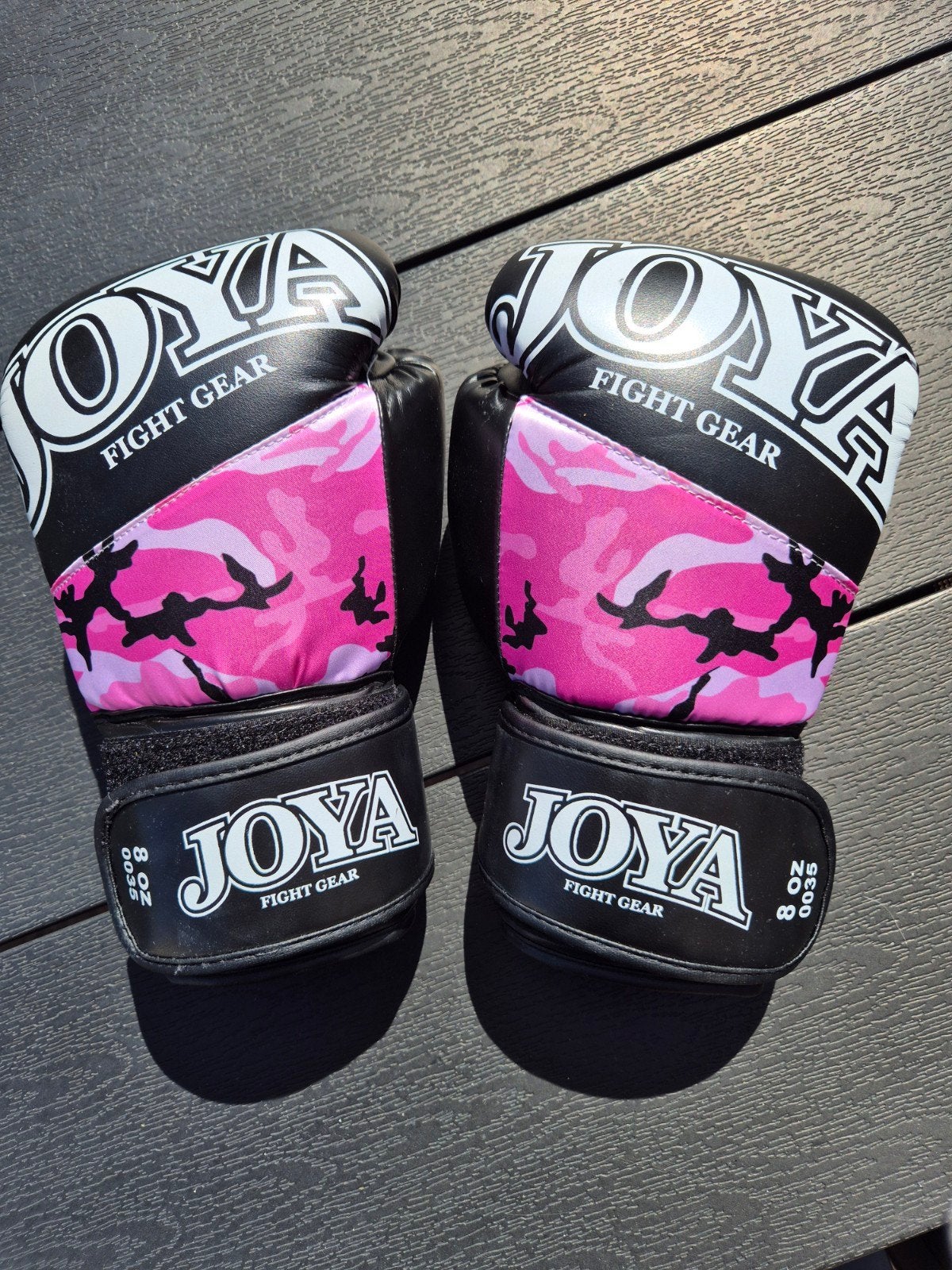 Joya Fight Gear Bokshandschoenen - Roze Camo - 8 oz, Ophalen of Verzenden, Zo goed als nieuw, Bokshandschoenen