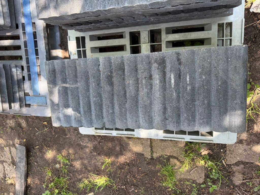 Rondoband 67,5 cm lang - 27x Grijs beton, Ophalen of Verzenden, Nieuw, Overige materialen