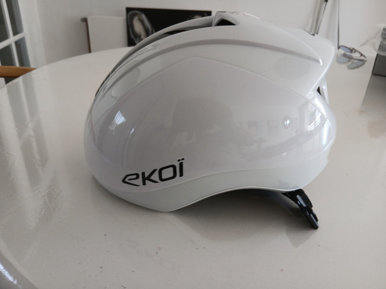 EKOI Fietshelm Wit Maat M (55-58 cm) - Zo goed als nieuw, Ophalen of Verzenden