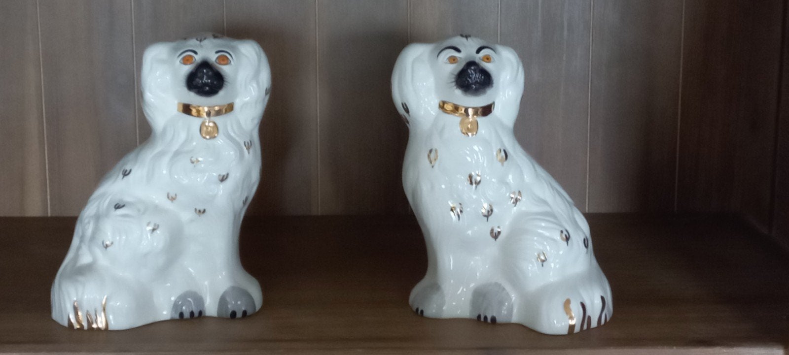 Prachtige Beswick hoerenhondjes - Vintage porselein, Ophalen of Verzenden