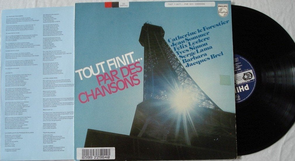 Tout finit ... par des chansons, LP, Gebruikt, Ophalen of Verzenden, 12 inch