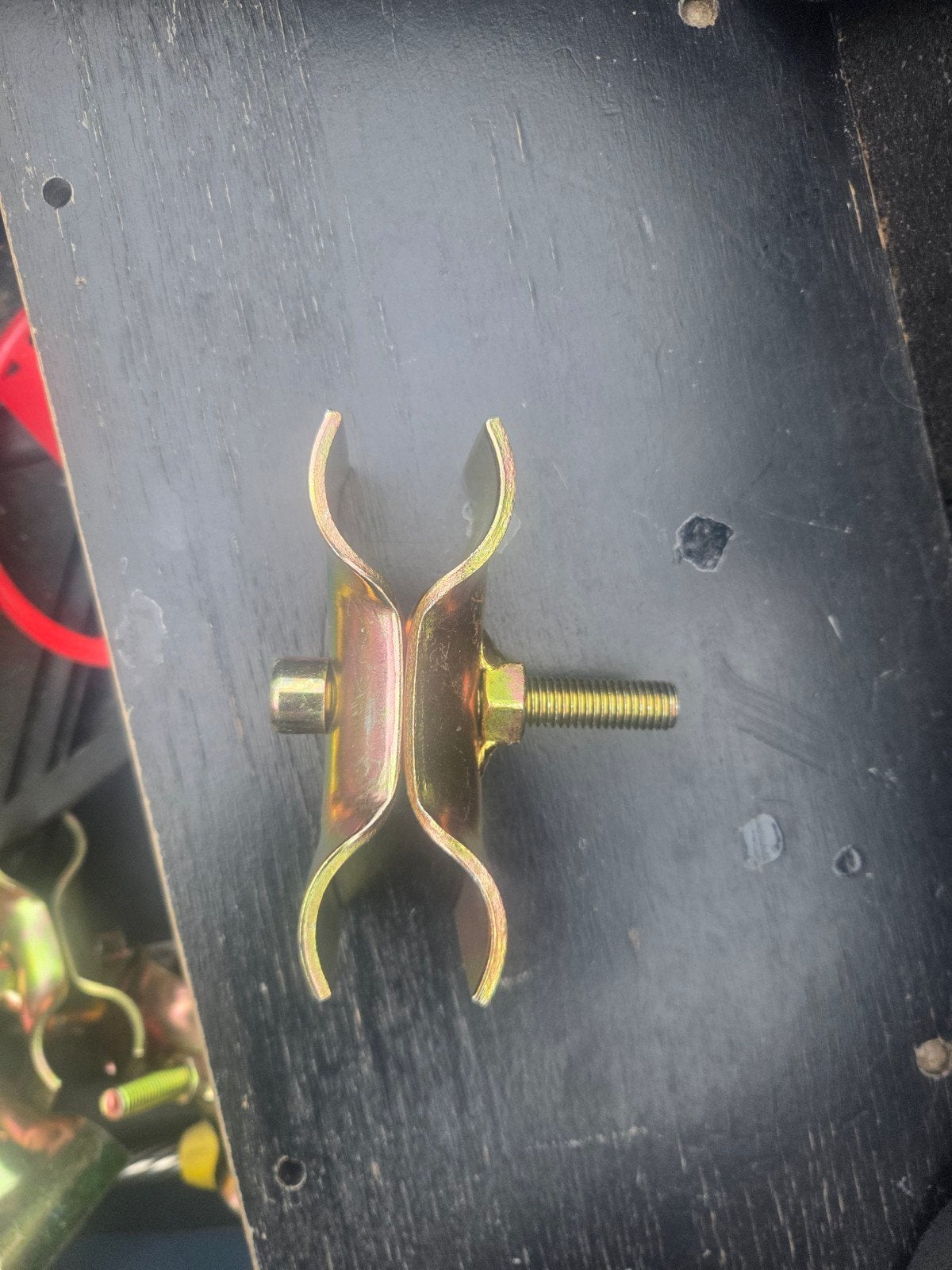 18 nieuwe bouwhek klemmen, Ophalen of Verzenden, Nieuw, IJzer