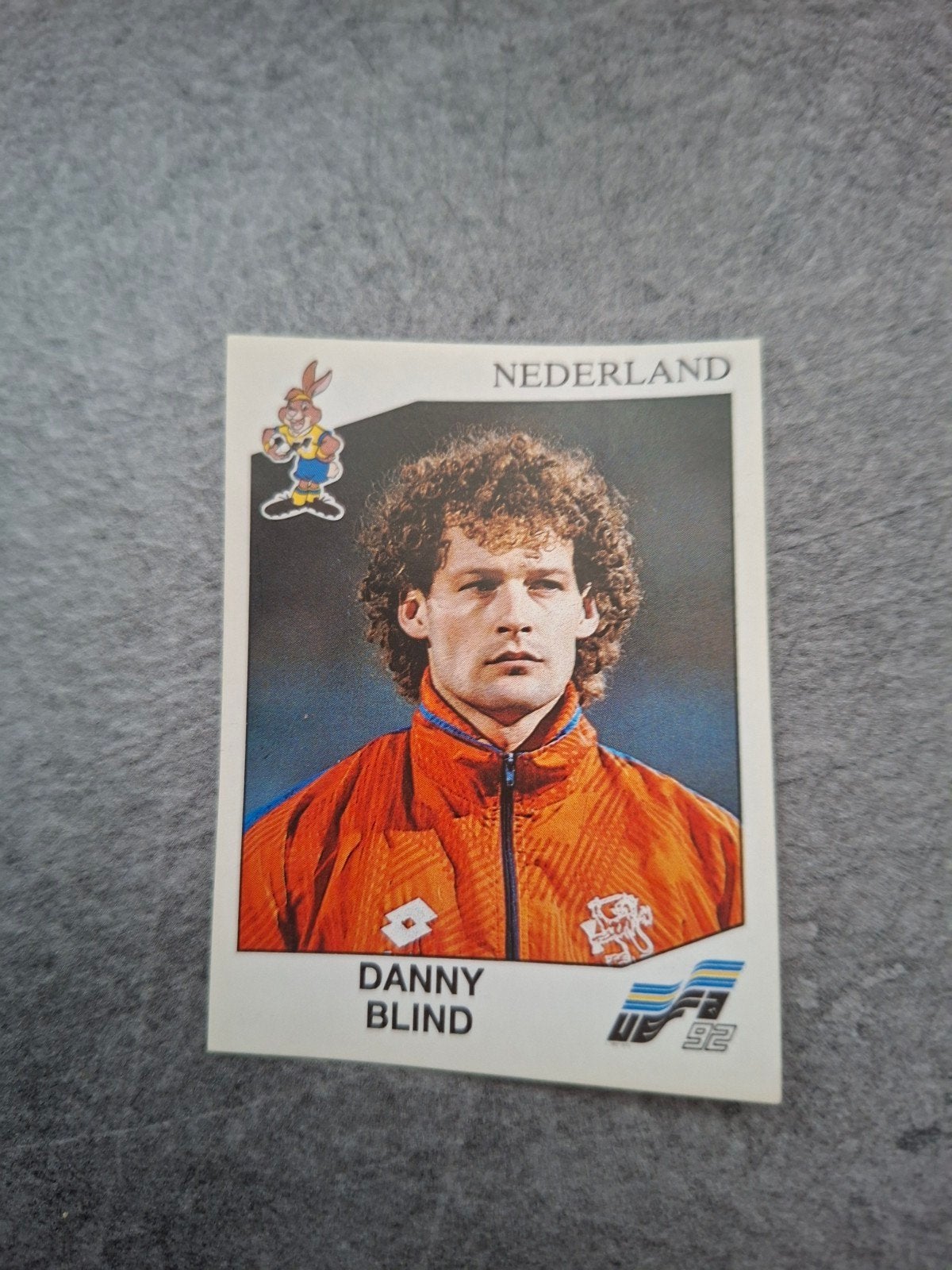 Panini sticker Euro 92 Zweden. Danny Blind Nederland., Ophalen of Verzenden, Zo goed als nieuw, Sticker