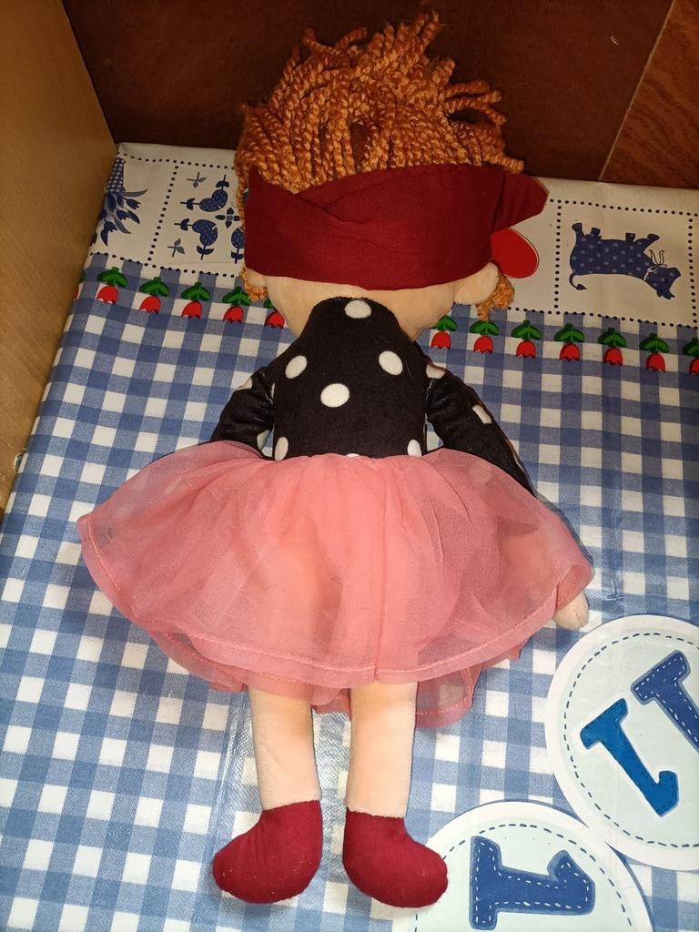 HEMA meisjes pop 44 cm groot ballerina, Ophalen of Verzenden, Zo goed als nieuw, Overige typen