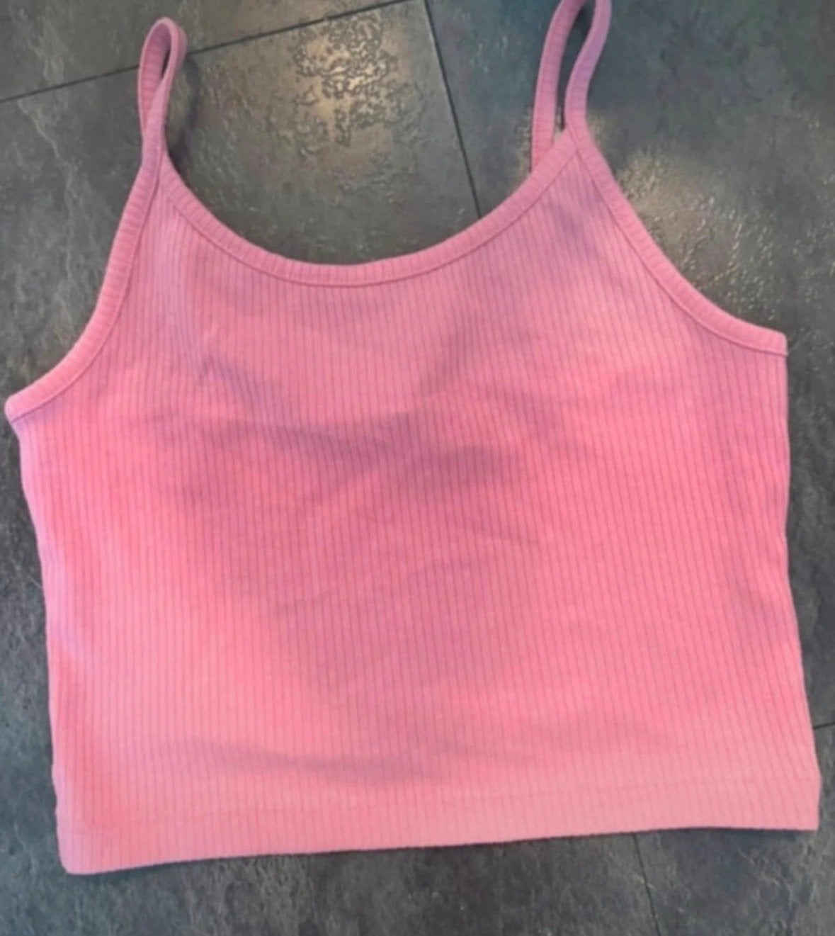 Roze FB Sister XS Ribbed Crop Top, Kleding | Dames, Ophalen of Verzenden, Roze, Zonder mouw, Maat 34 (XS) of kleiner