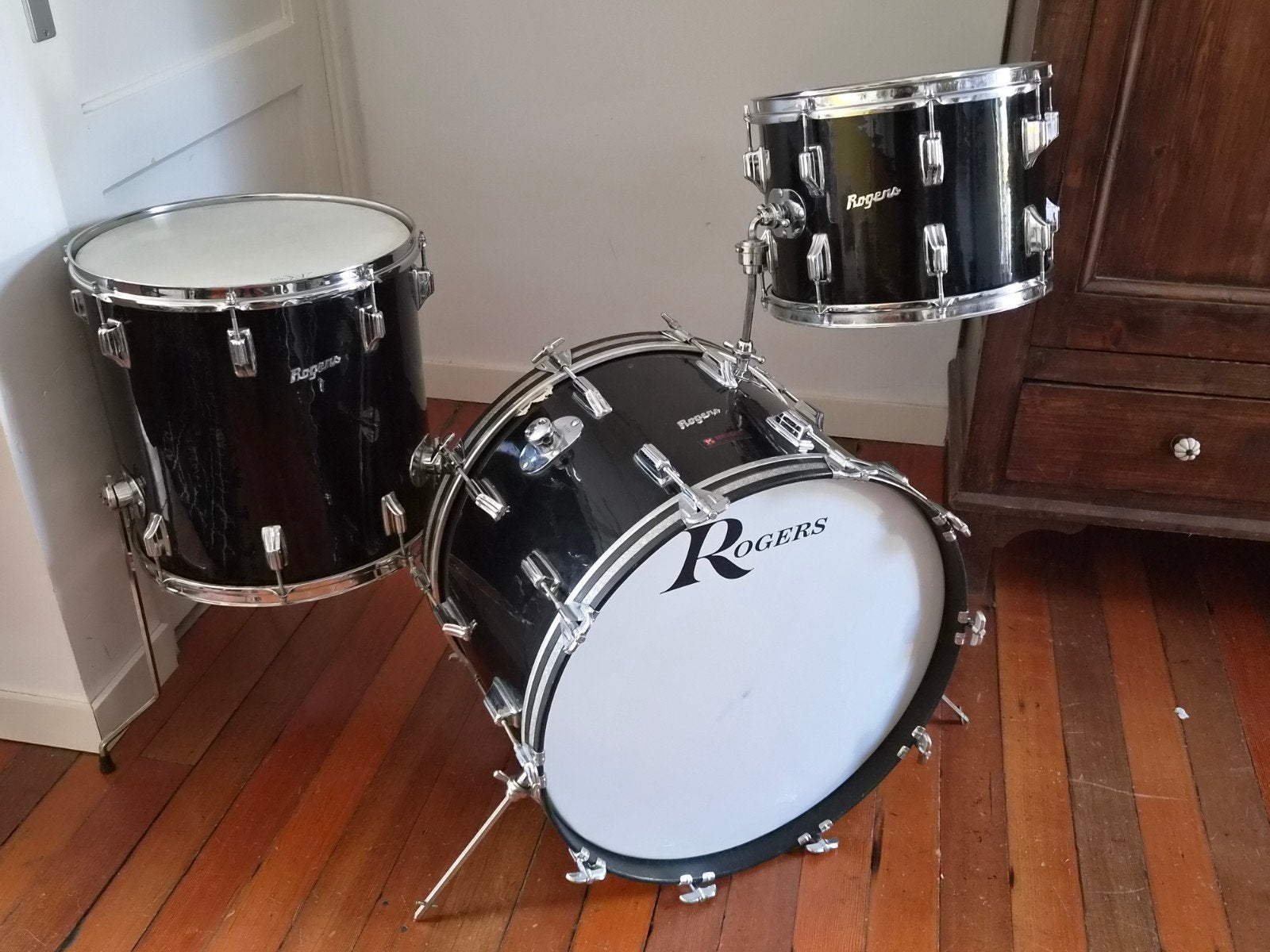 Vintage 1960's Rogers Powertone, Muziek en Instrumenten, Drumstellen en Slagwerk, Ophalen, Gebruikt, Overige merken