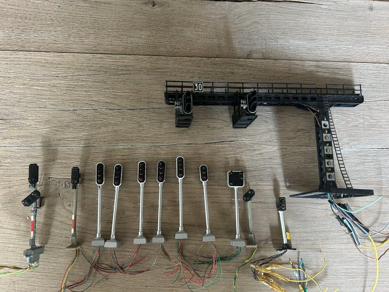 modelspoor seinen H0, diverse merken, Overige merken, Gebruikt, Gelijkstroom of Wisselstroom, Overige typen