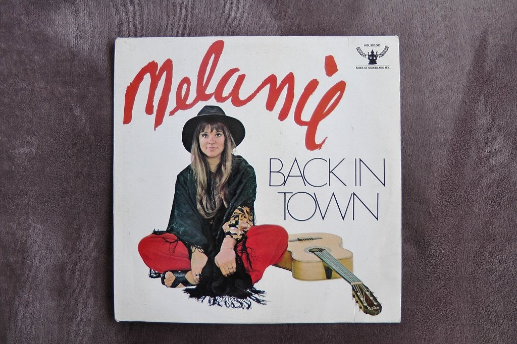 Melanie (folkrock muziek) album: Back in Town, LP, Ophalen of Verzenden, Zo goed als nieuw, 12 inch