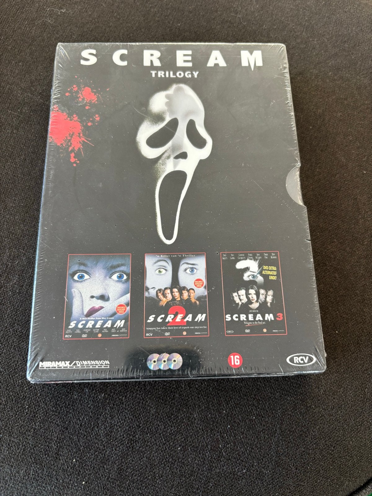 Scream Trilogie DVD Boxset - De Complete Horror Collectie, Cd's en Dvd's, Horror, Engels, Vanaf 16 jaar, Nederlands