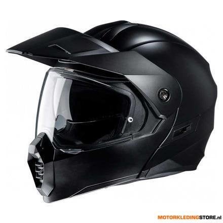 HJC C80 Enduro Helm, Mat Zwart, Ophalen of Verzenden, Nieuw met kaartje