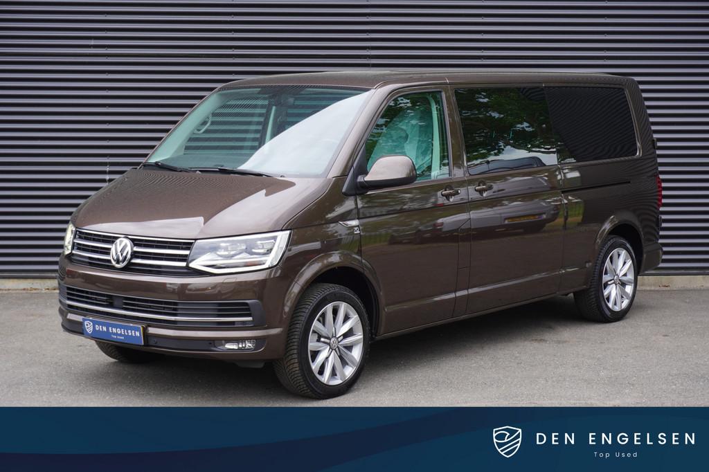 Volkswagen Transporter 204pk Euro6 Automaat L2H1 2x Schuifde, Auto's, Bestelauto's, Gebruikt, Euro 6, 4 cilinders, Bruin