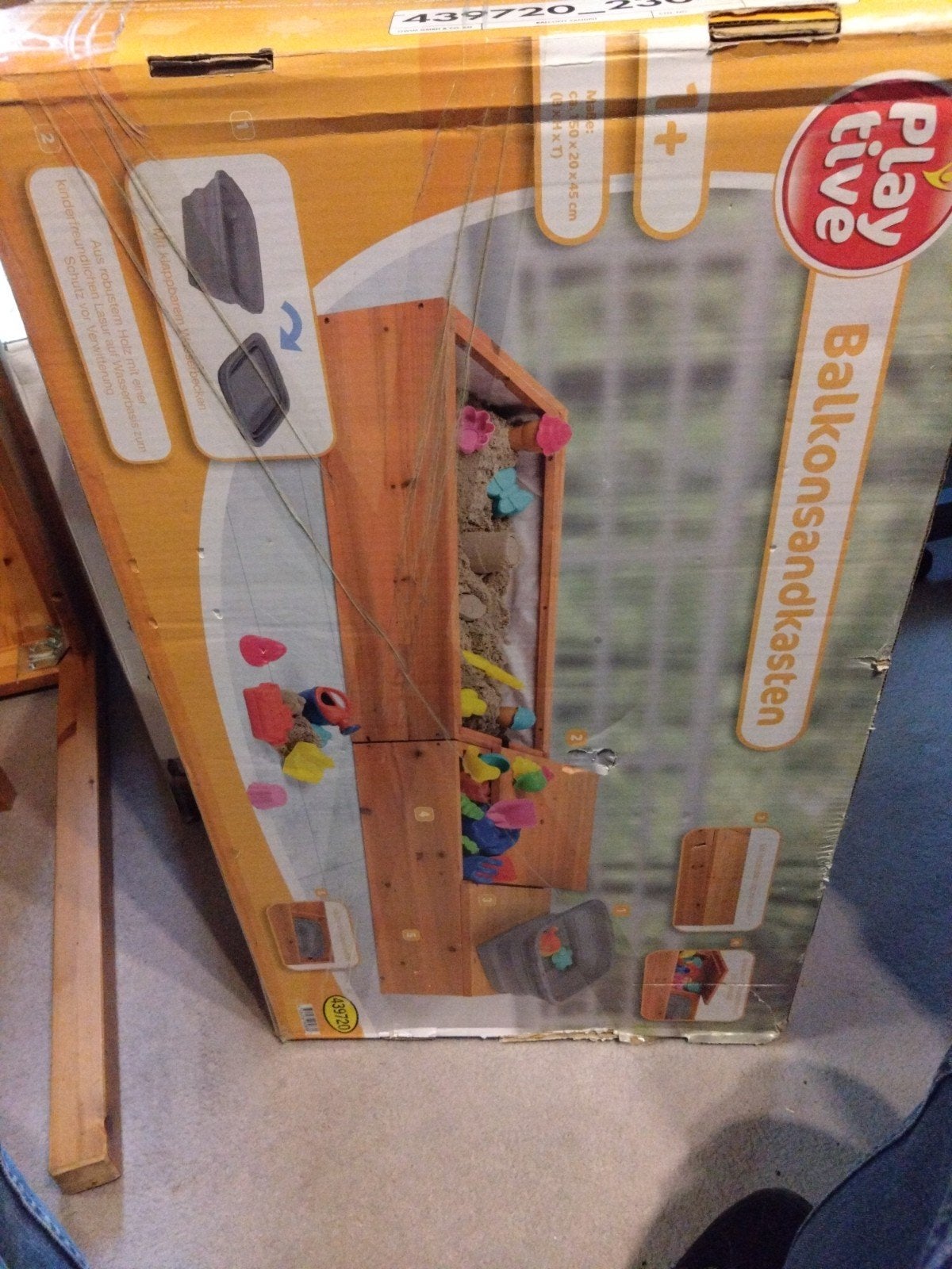 Nieuwe Playtive Balkonsandkasten - Zandbak voor balkon, Kinderen en Baby's, Ophalen of Verzenden, Nieuw