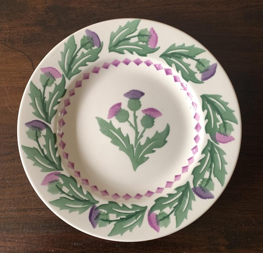 Emma Bridgewater Thistle Plate, Nieuw, Ophalen of Verzenden, Bord(en), Overige stijlen
