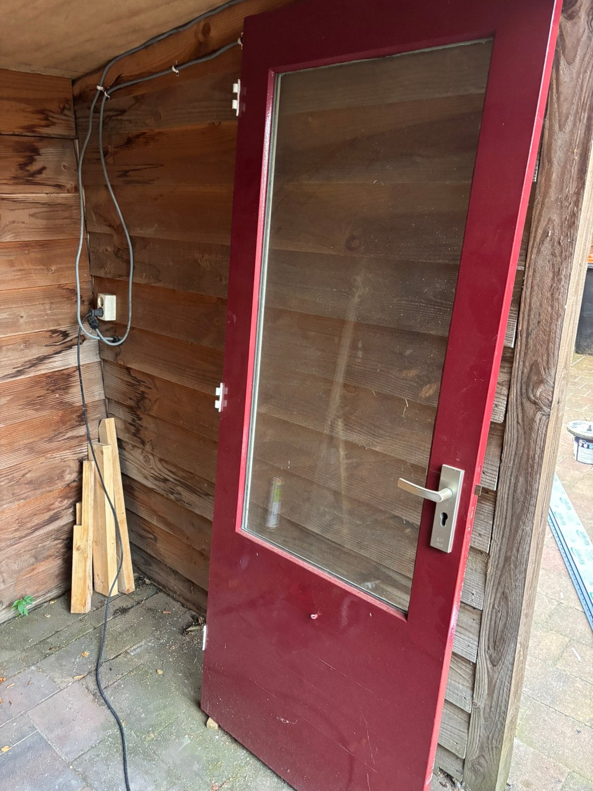 Buitendeur te koop, Doe-het-zelf en Verbouw, Ophalen, Gebruikt, 80 tot 100 cm, Buitendeur