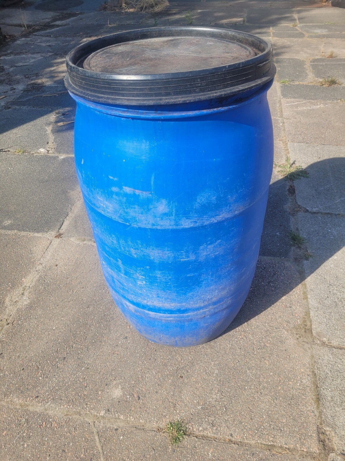 Regenton met deksel, 150 liter of meer, Ophalen