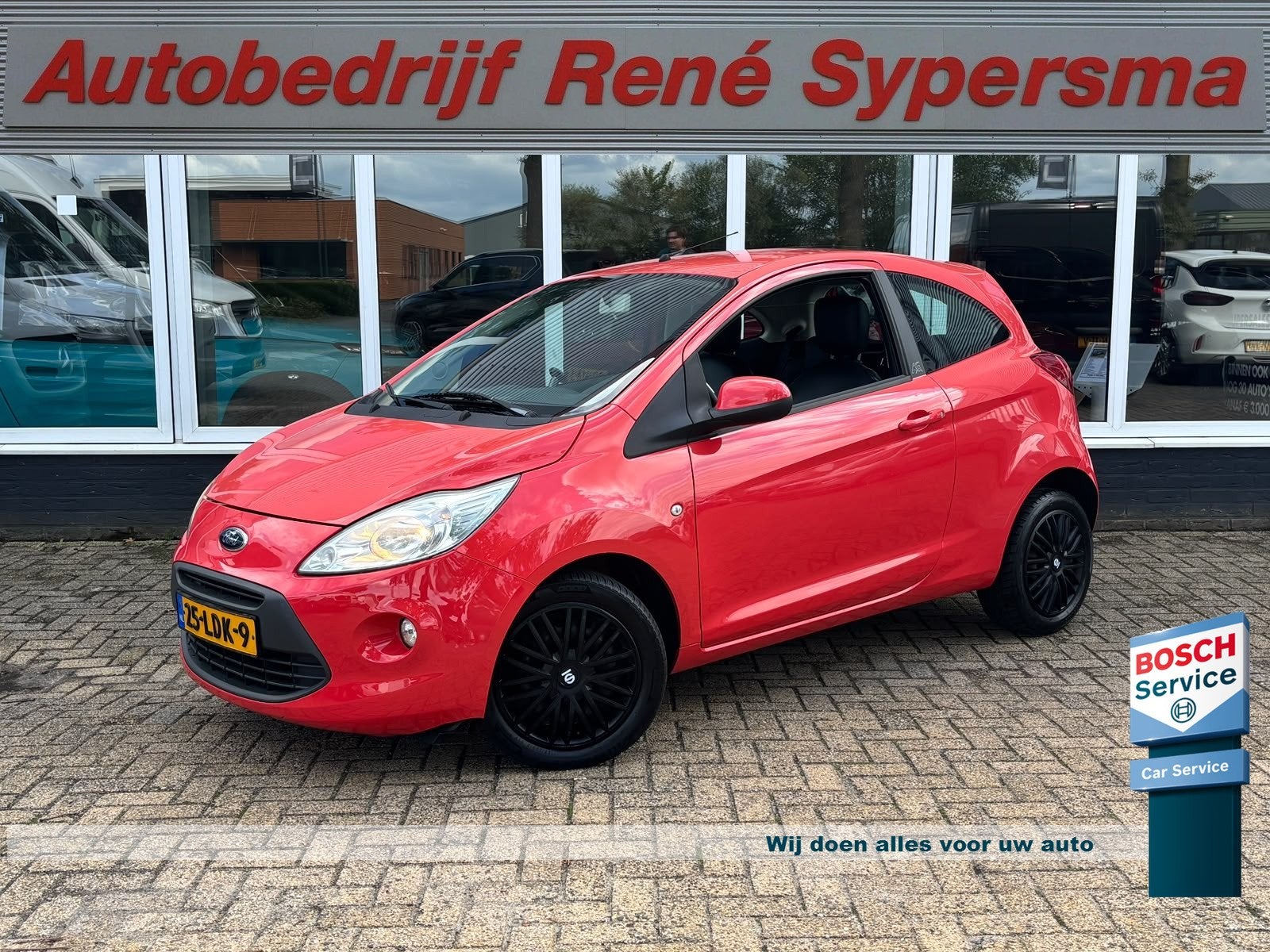 Ford Ka 1.2 Titanium | Leder | Airco | Elektrische Ramen APK, Voorwielaandrijving, Dealer onderhouden, Gebruikt, 4 cilinders