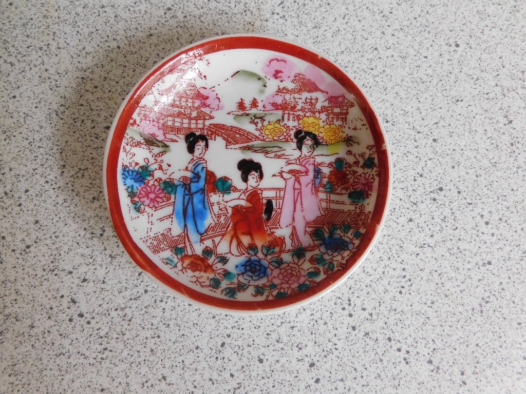 Bord 8 cm. Fine Bone China Theeceremonie Made in Japan, Ophalen of Verzenden