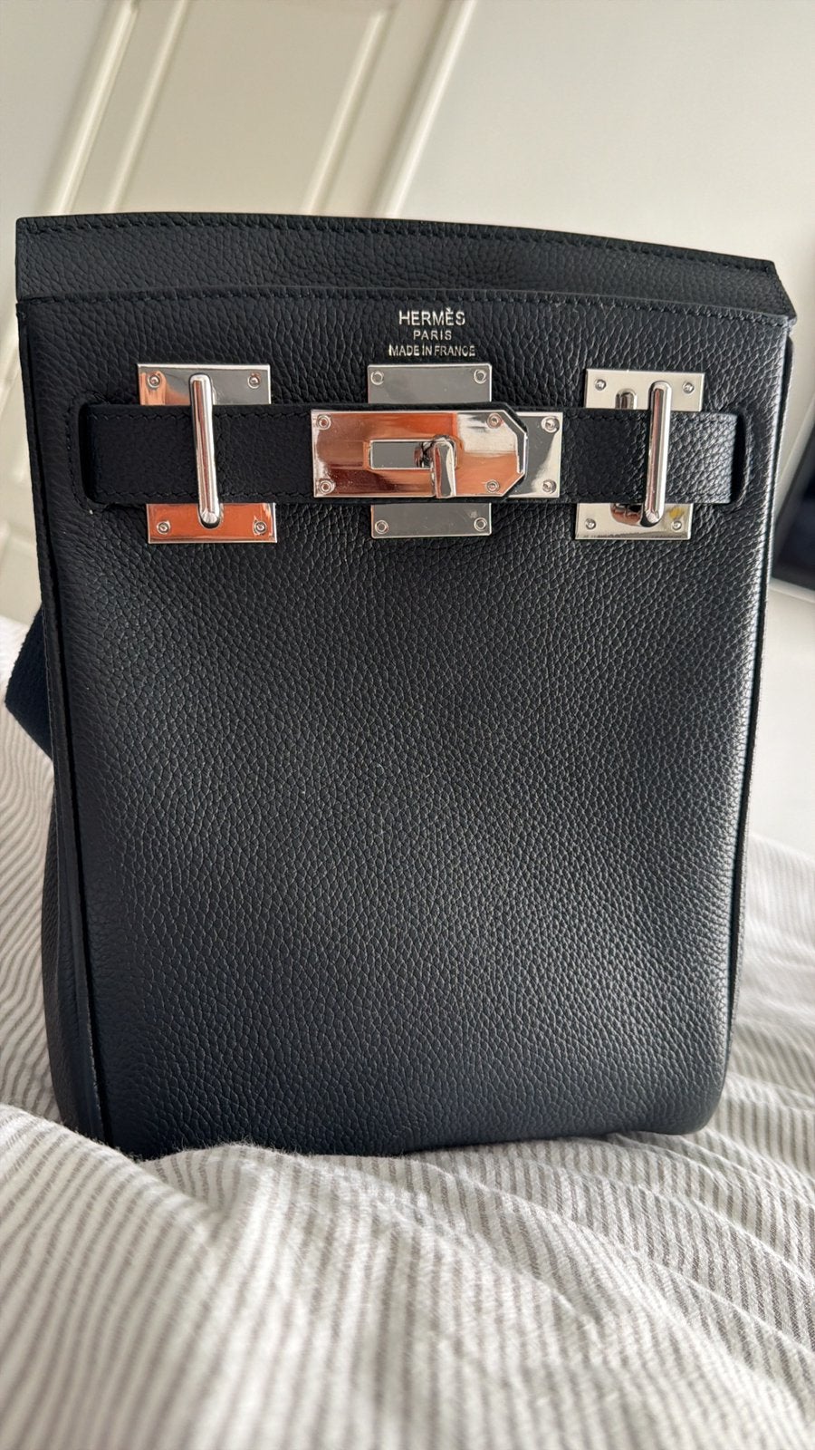 Hermes Hac A Dos blue/blauw, Sieraden, Tassen en Uiterlijk, Ophalen, Zo goed als nieuw, Blauw