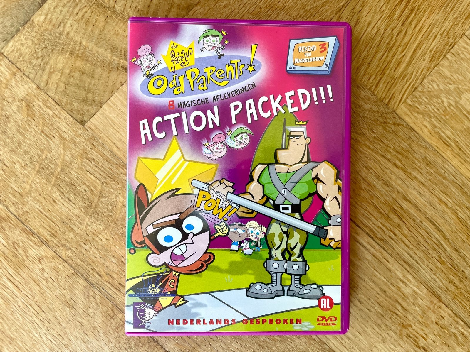 Nickelodeon: Fairly Odd Parents #3 Action Packed op DVD, Tekenfilm, Zo goed als nieuw, Alle leeftijden, Amerikaans