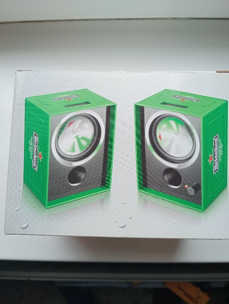 Heinekenbier Speakerkratjes., Verzamelen, Biermerken, Ophalen of Verzenden, Nieuw, Overige typen, Heineken