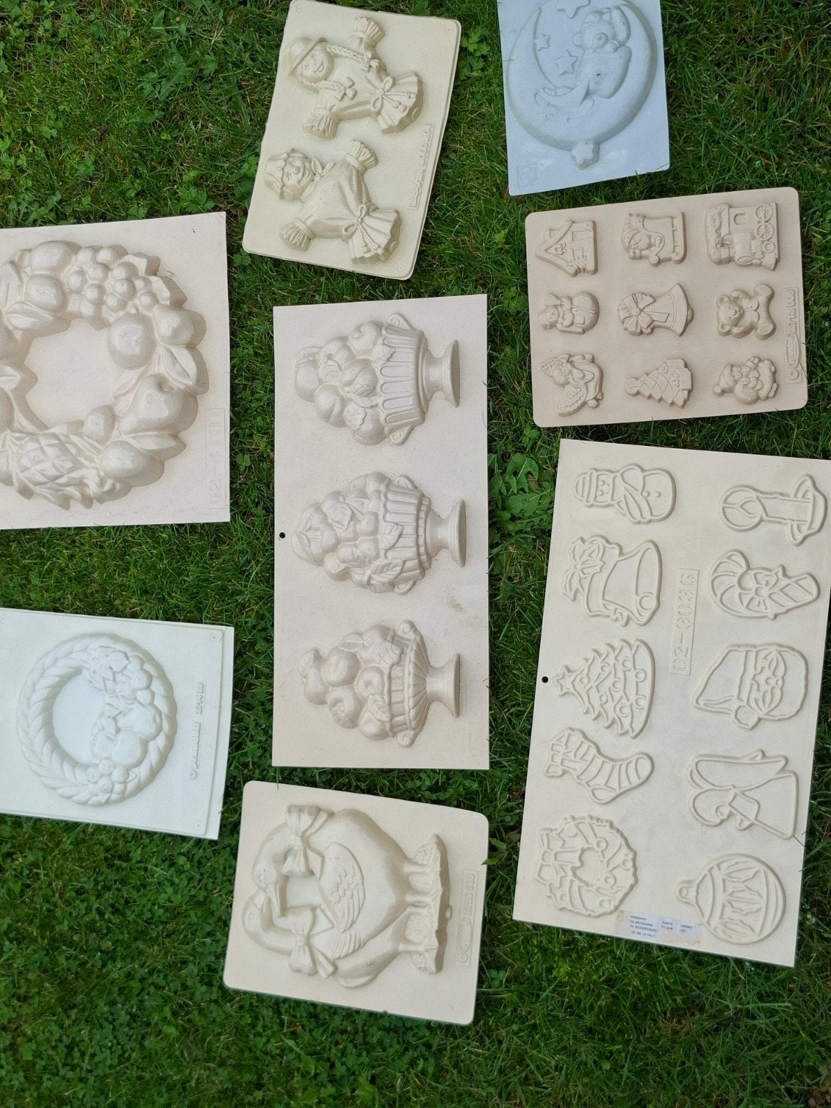 Diverse gipsmallen voor creatieve projecten, Gebruikt, Ophalen of Verzenden, Overige materialen, Herbruikbaar