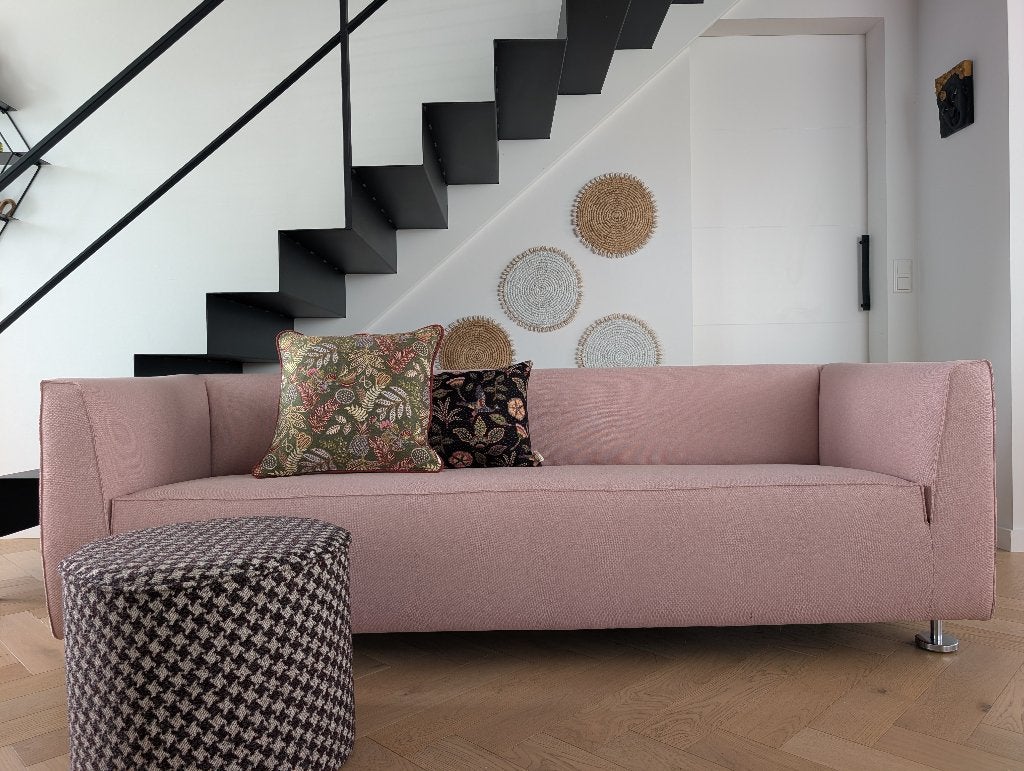 Gelderland 4800 3-zits licht roze, Huis en Inrichting, Banken | Bankstellen, Ophalen, 7424HG, Diba design, Driepersoons