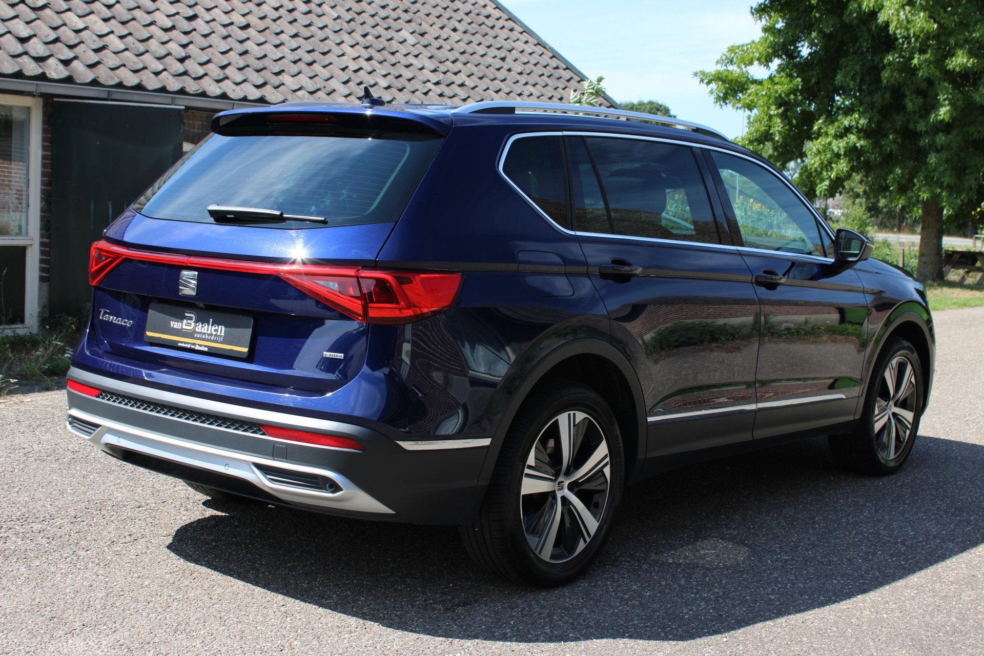 SEAT Tarraco 1.4 TSI e-Hybrid PHEV Xcellence SOh 96.7% PANO, Auto's, Dealer onderhouden, 4 cilinders, 150 pk, Blauw
