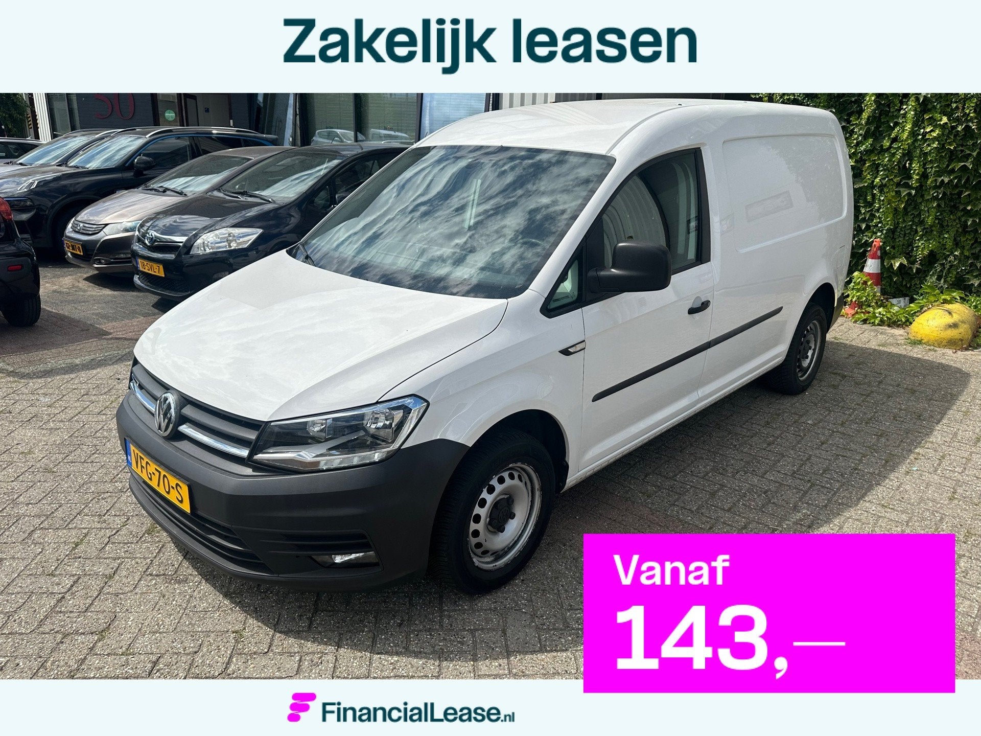 Volkswagen Caddy 1.4 TGI L2H1 EcoFuel Maxi Comfortline, Voorwielaandrijving, Gebruikt, Euro 6, 4 cilinders