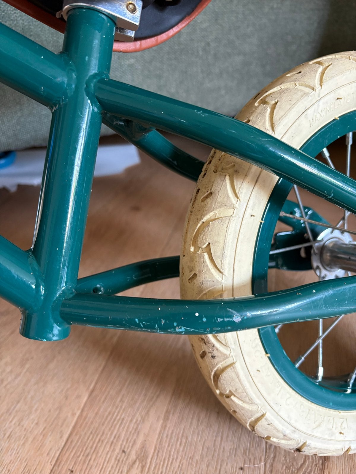 Banwood groen - loopfiets, Fietsen en Brommers, Fietsen | Kinderfietsjes, Ophalen, Gebruikt, Minder dan 16 inch