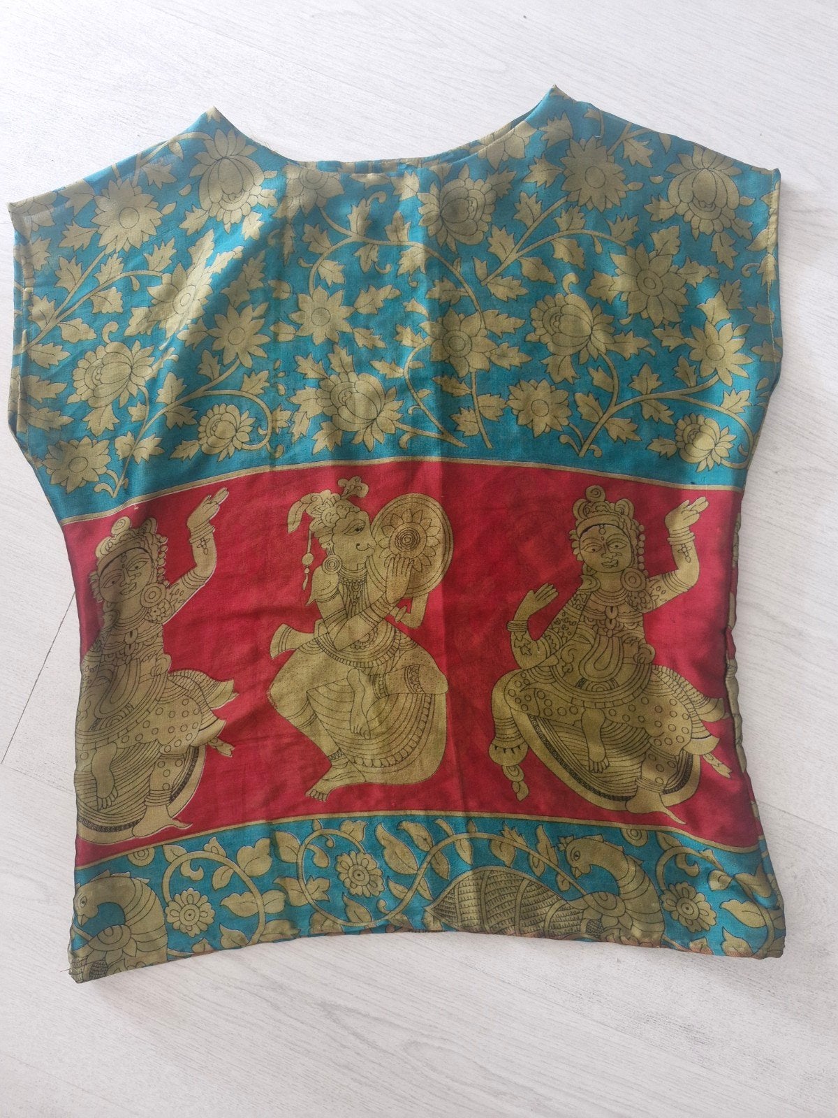 blouse, Kleding | Dames, Tops, Ophalen of Verzenden, Zo goed als nieuw, Maat 38/40 (M), Korte mouw