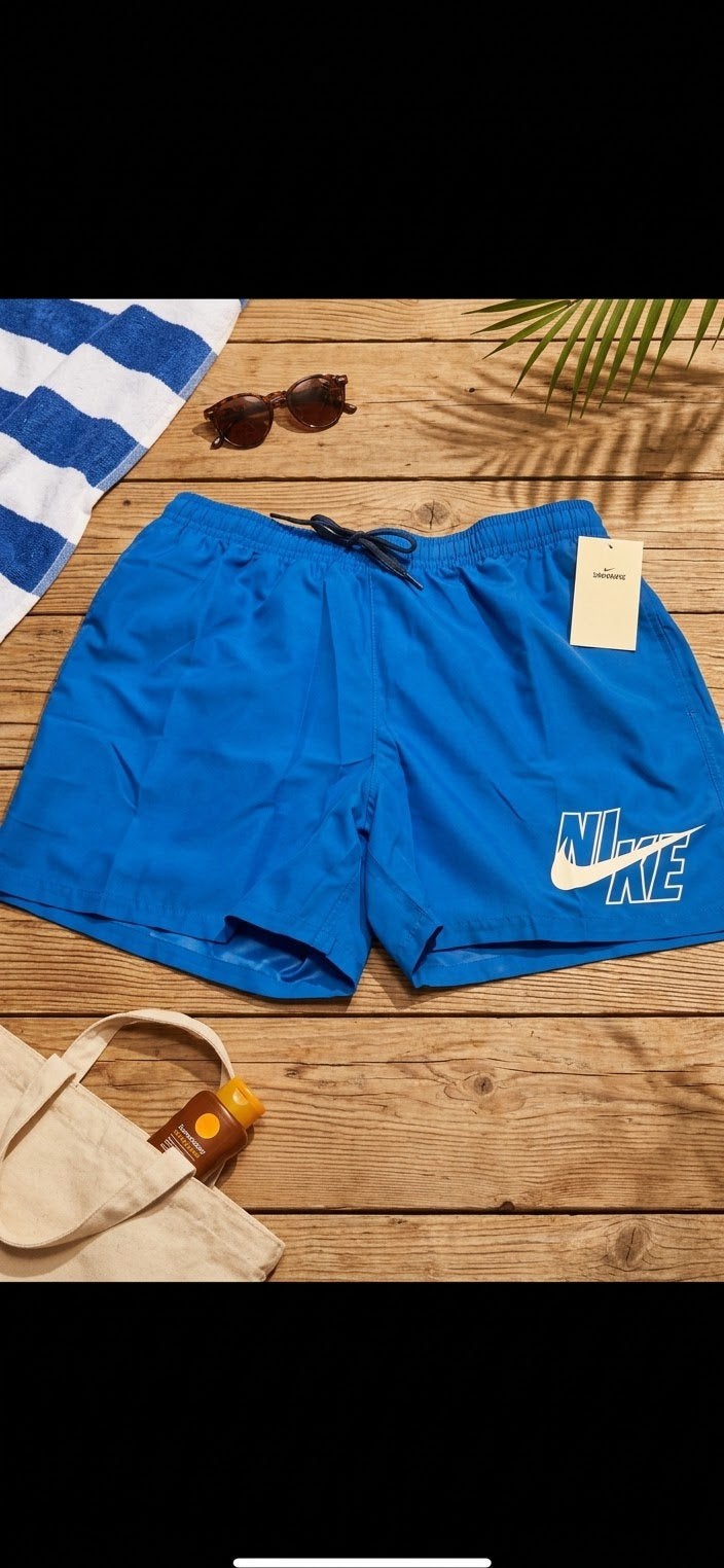 Nike Zwembroek – Maat L (Nieuw met kaartje!), Verzenden, Maat 48/50 (M), Blauw