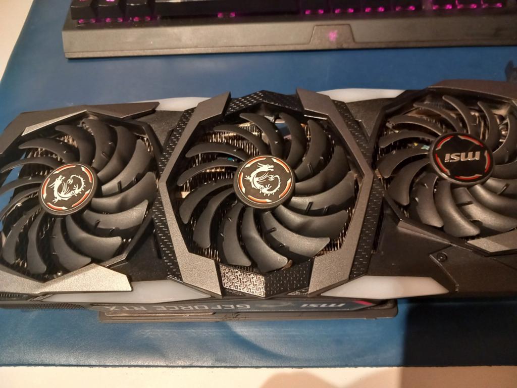MSI GeForce RTX 2080 Gaming X Trio Videokaart, Ophalen, PCI-Express 3, Gebruikt, GDDR6